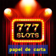 papel de carta masculino para imprimir